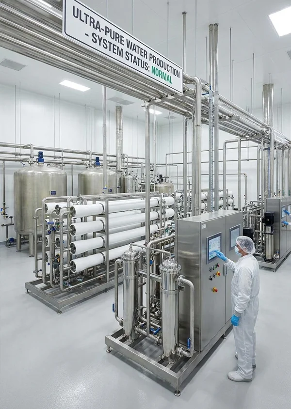 Produkcja półprzewodników i substancji chemicznych o wysokiej czystości